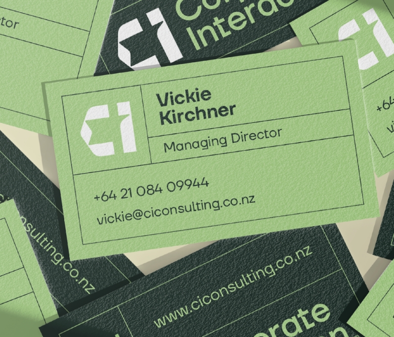 business card design for corporate interaction