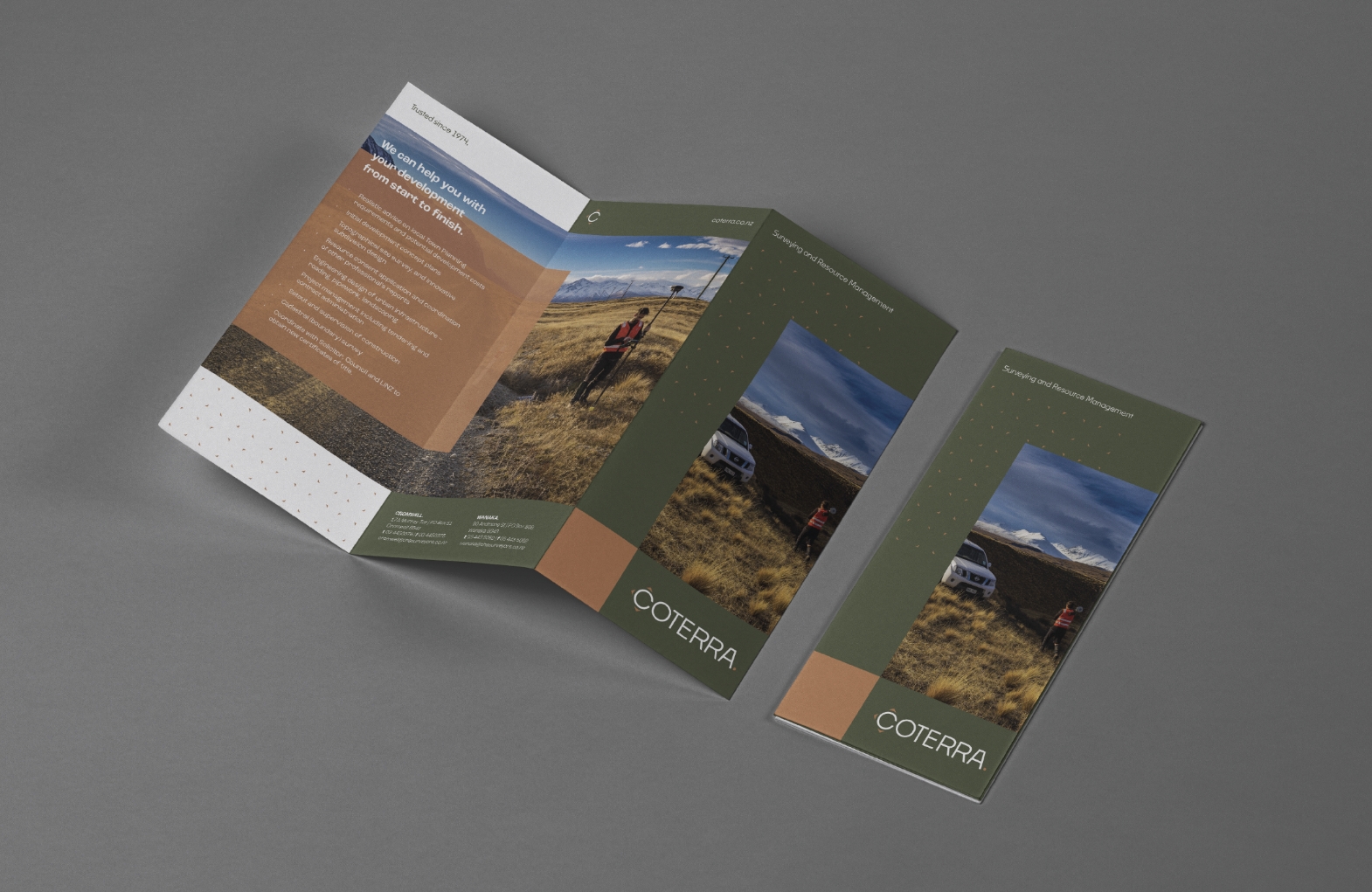 brochure design for coterra